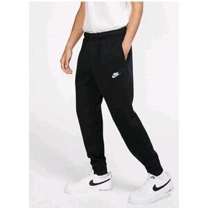 Nike Sportswear Club Fleece Joggers – Men’s 2XL – Black Logo Sweatpants